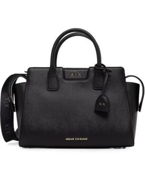 ARMANI EXCHANGE Borsa A Tracolla Con Logo - Nero