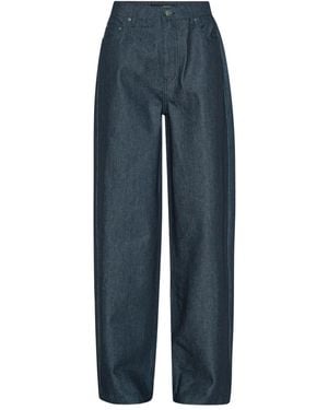 ROTATE BIRGER CHRISTENSEN Five-Pocket Wide-Leg Jeans - Blue