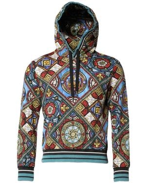 Dolce & Gabbana Printed Hoodie - Red