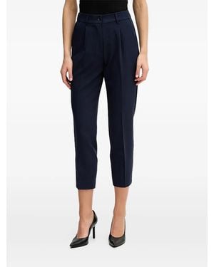Sisley Pleated Trousers - Blue