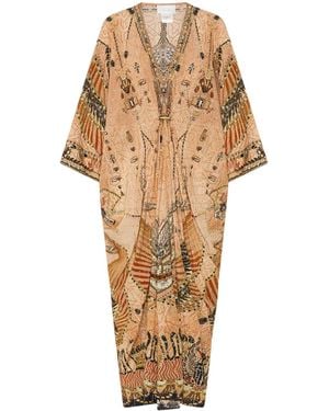 CAMILLA Pierced Kaftan - Natural