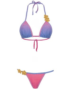 Amir Slama X Tati Barbieri Bikini Mit Farbverlauf - Weiß