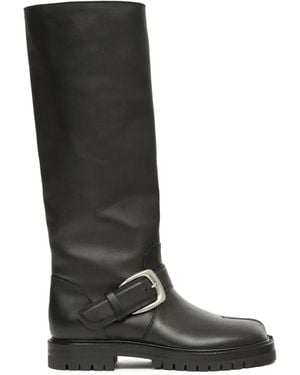 Maison Margiela Tabi County Knee-High Boots - Black