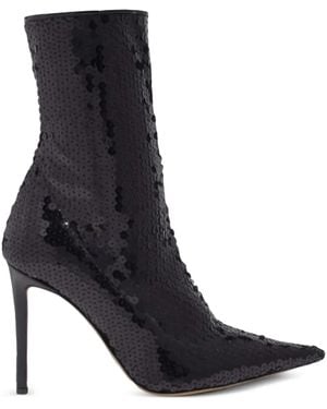 Alexandre Vauthier Botas con lentejuelas - Negro