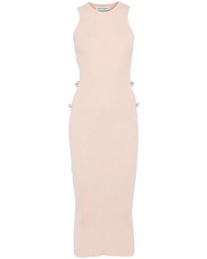 Mach & Mach Kleid mit Schleifendetail - Pink