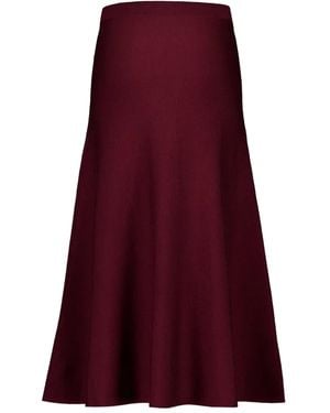 Gabriela Hearst Freddie Knitted Midi Skirt - Purple
