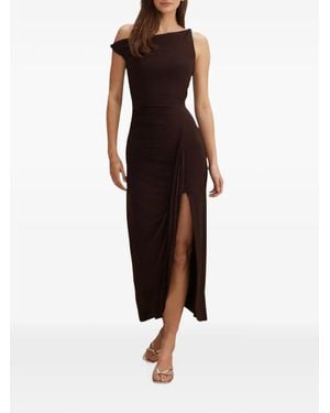 EVER NEW Vicky Asymmetric Twist-Detail Maxi Dress - Black