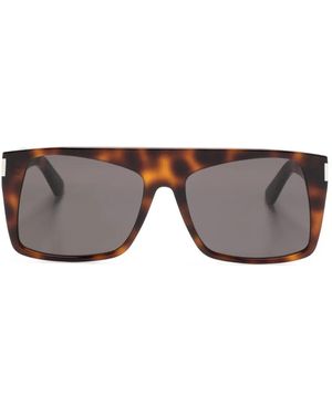 Saint Laurent Occhiali Da Sole Sl651 Oversize - Grigio