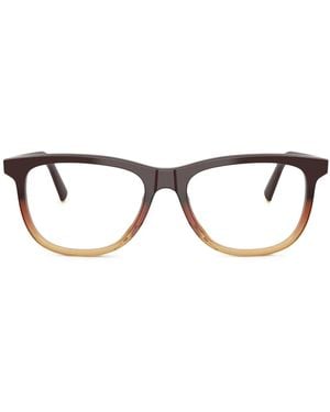 Miu Miu Round-Frame Glasses - Brown