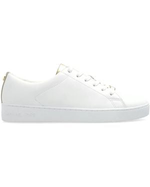 MICHAEL Michael Kors Keaton Two-Tone Sneakers - White