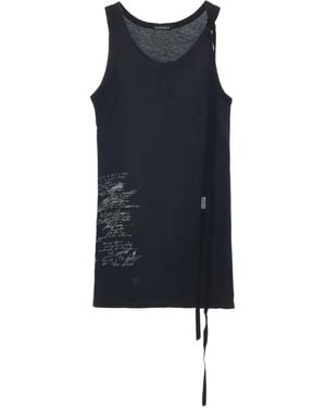 Ann Demeulemeester Vesta Ramage Tank Top - Blue