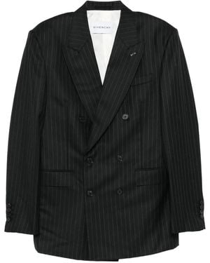 Givenchy Doppelreihiges Sakko mit Streifen - Schwarz