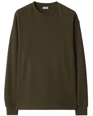 Burberry Equestrian Knight スウェットシャツ - グリーン
