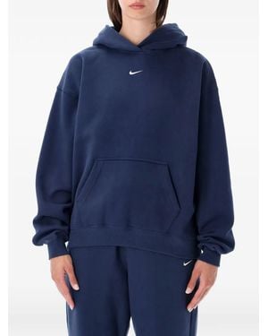 Nike Studio Fleece Hoodie - Blue