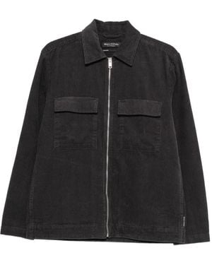 Marc O' Polo Surchemise Zippée À Poche Poitrine - Black