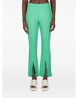 Simon Miller Pleated High-Waisted Pants - Green