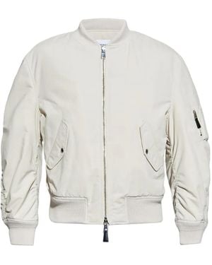 Givenchy Embroidered-Logo Bomber Jacket - White