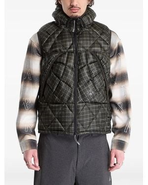 ROA Hooded Down Gilet - Grey