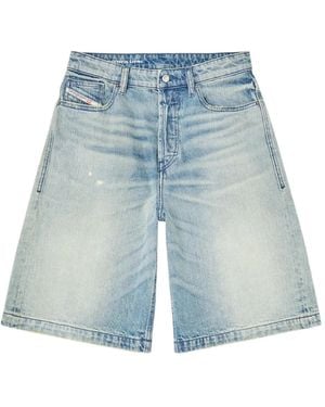 DIESEL De-Sire Light-Wash Denim Shorts - Blue