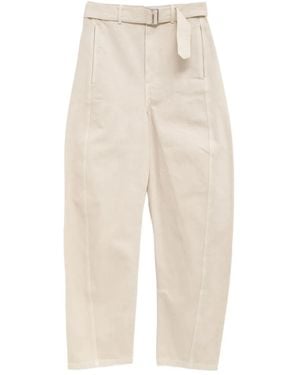 Lemaire Hose mit Gürtel - Natur
