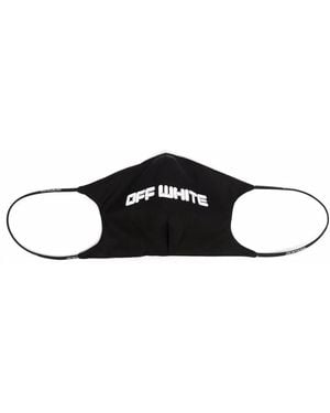 Off-White c/o Virgil Abloh Mundschutz Mit Logo-Print - Schwarz