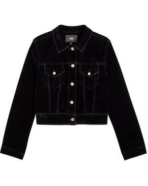PAIGE Chantal Button-Up Jacket - Black