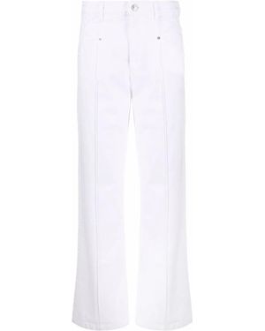 Isabel Marant Straight-Leg Trousers - White