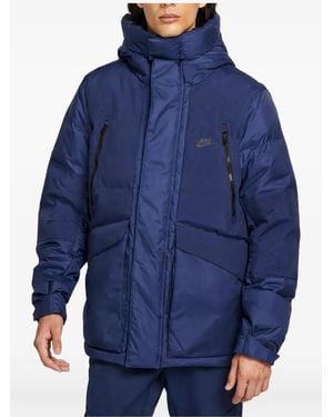 Nike Storm-Fit City Series Zip-Up Hooded Jacket - Blue