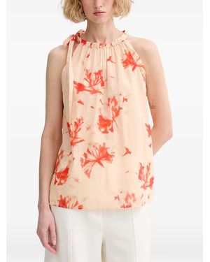 Marc O' Polo Haut Fleuri À Dos-Nu - Pink
