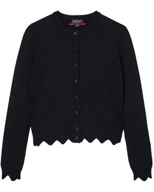 Marc Jacobs Cárdigan Con Logo Bordado - Azul