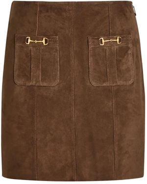 RIXO London Minigonna Wiley - Marrone