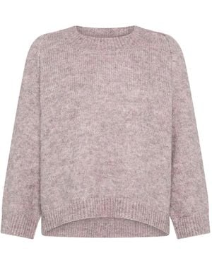 Deha Crew-Neck Sweater - Pink