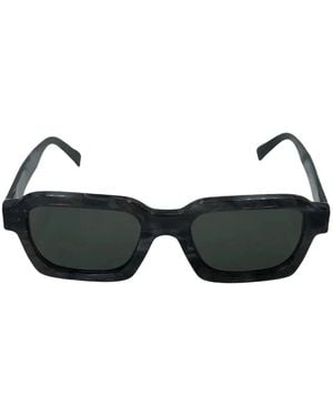 Retrosuperfuture Sonnenbrille Mit Eckigem Gestell - Schwarz