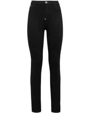 Philipp Plein High Waist Jeggins - Black