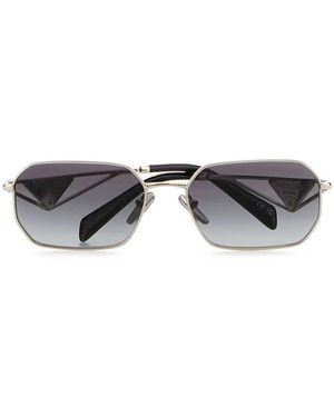 Prada Gafas de sol Silver con efecto metalizado - Metálico