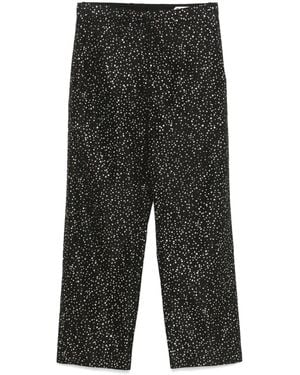 Bode Glitter Trousers - Grey