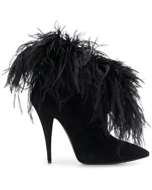 Saint Laurent Zizi 110mm Booties - Black