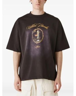 UNTITLED ARTWORKS バタフライ Tシャツ - ブラック