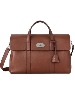 Mulberry Small Piccadilly Leather Tote Bag - Brown