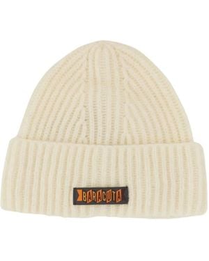 Baracuta Gerippte Mütze mit Logo - Natur