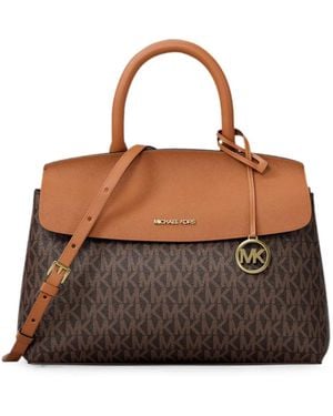 Michael Kors Small Landry Cross Body Bag - Brown