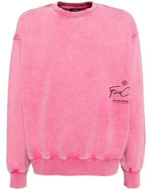 FIVE CM Logo Sweatshirt - Pink