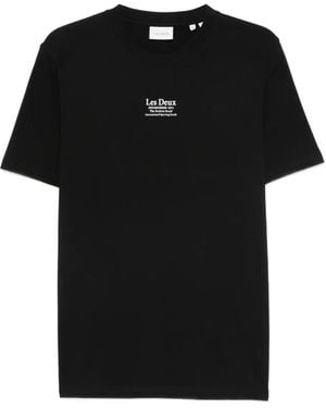 Les Deux Established Crew-Neck T-Shirt - Black