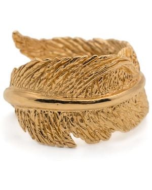 M. Cohen Feather Ring - Metallic