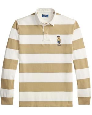 Polo Ralph Lauren Classic Fit Polo Bear Rugby Shirt - White