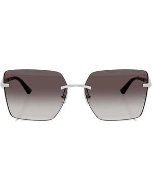 Jimmy Choo Rimless Square Sunglasses - Grey