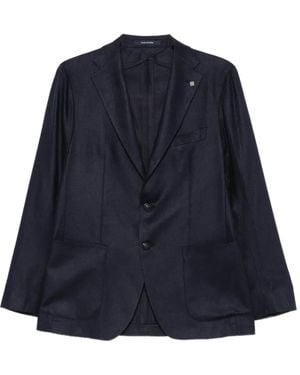 Tagliatore Blazer À Poche Plaquée - Blue
