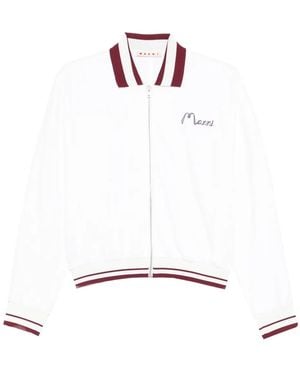 Marni Jersey con diseño bordado - Blanco