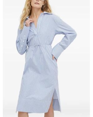 Herskind Abito Midi A Righe - Blu