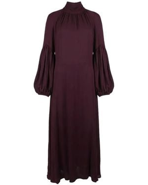 Valentino Garavani High-Neck Dress - Purple